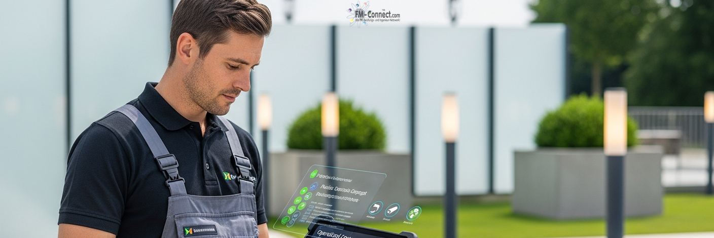 Betriebskonzept für Außenanlagen im Facility Management großer Büroimmobilien