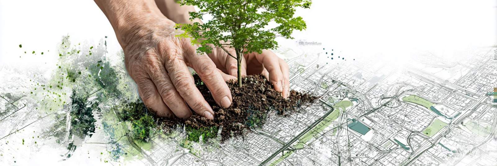 Pflanzflächen und Bäume