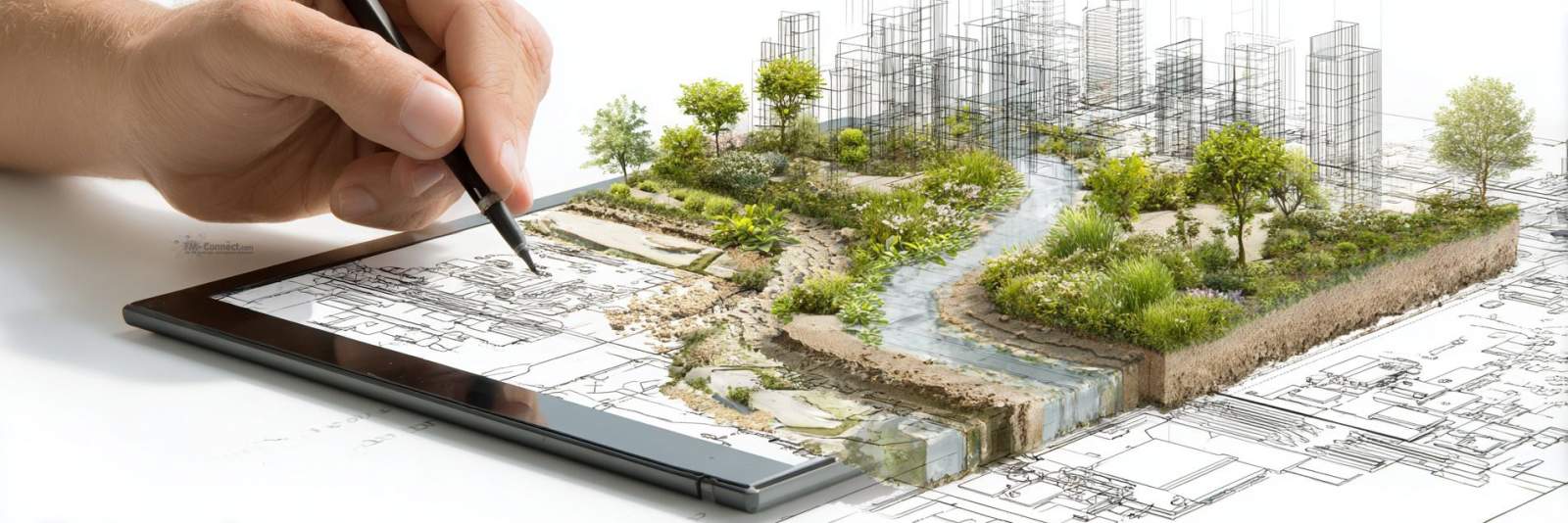 Bodenaufbereitung für betriebliche Biotope