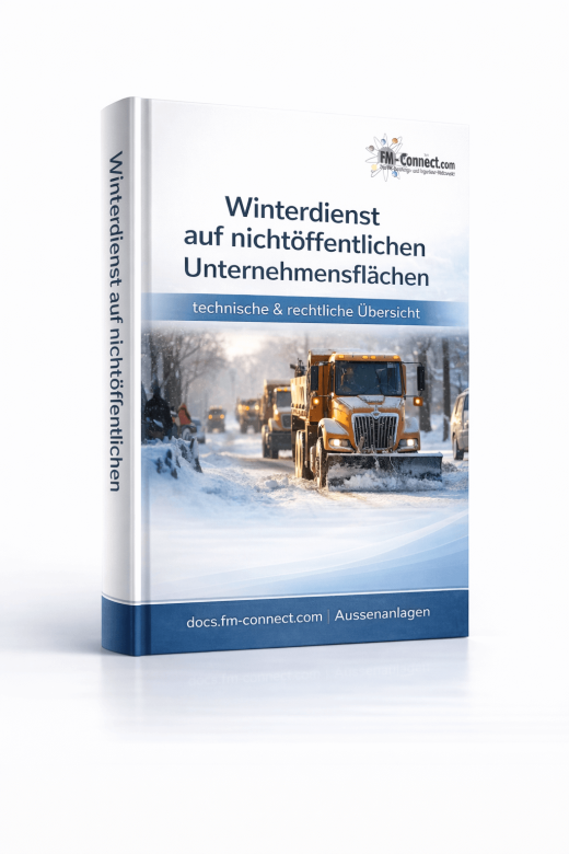 Winterdienst Nichtöffentliche Unternehmensflächen Facility Management Cover