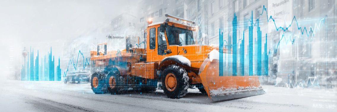 Kalkulation des Winterdienstes für einen Großbetrieb